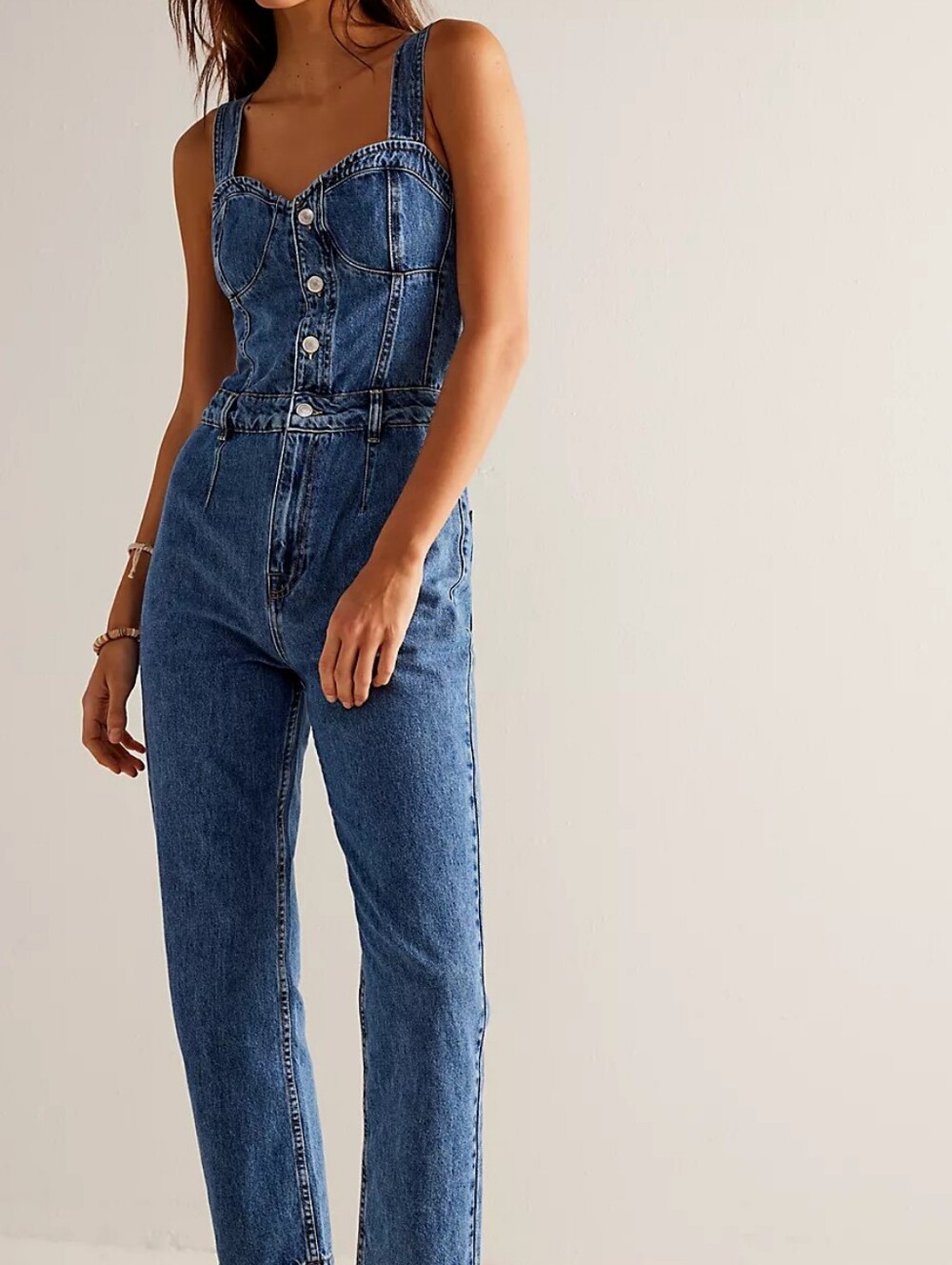 We The Free Kensington Denim Jumpsuit